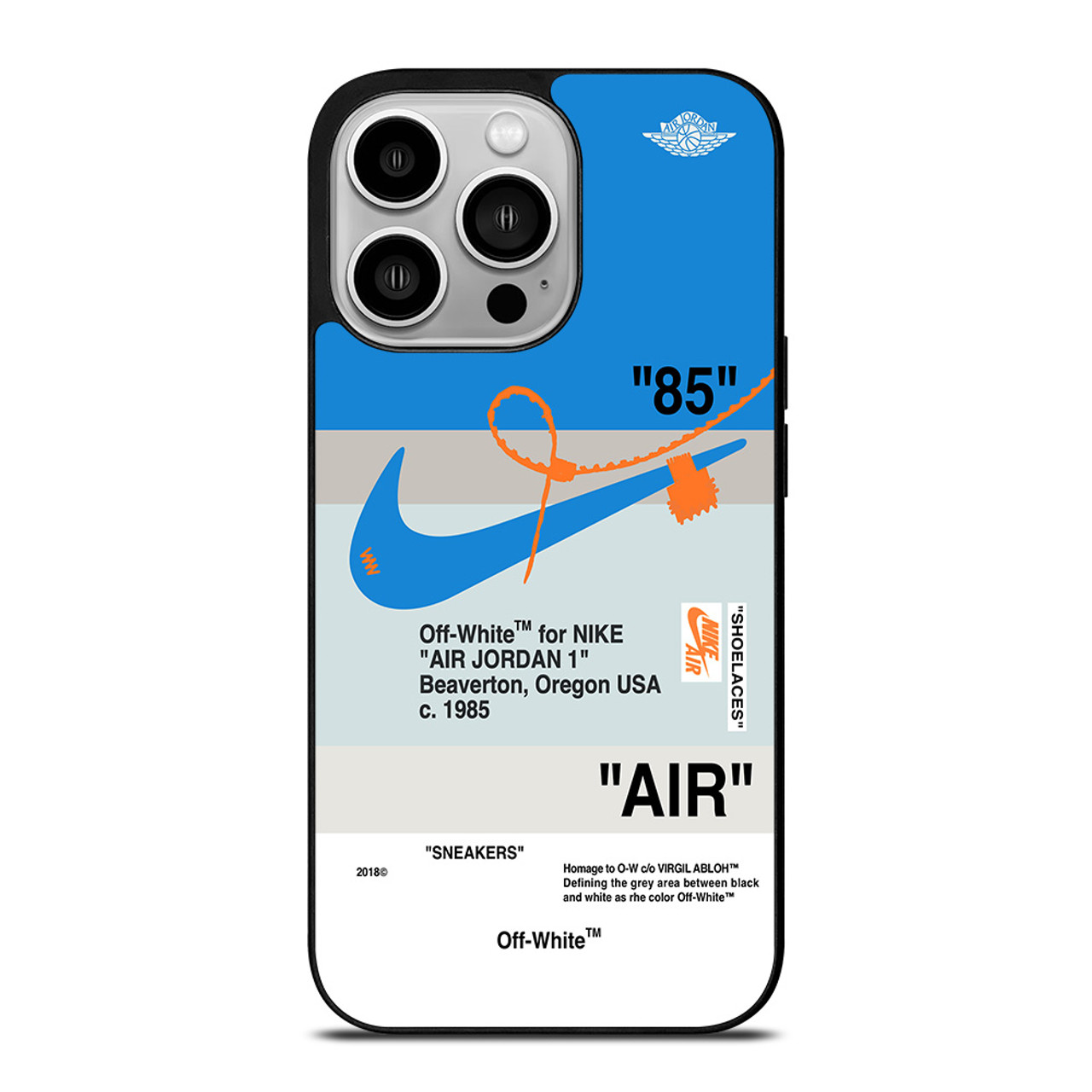 OFF WHITE NIKE AIR JORDAN iPhone 14 Pro Case Cover